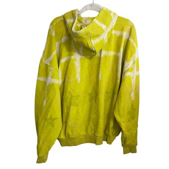 VANS x Collina Strada Oversized Hoodie XL UNISEX Green Tie Dye Pullover Sweater - Picture 3 of 7